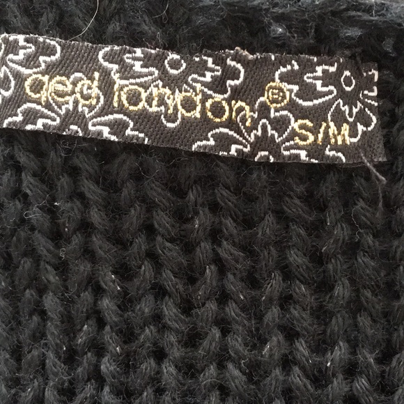 Ged  London Wide Neck Studded Sleeve Drop Shoulder Sweater - Picture 12 of 15